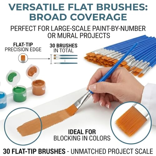 40 Empty Paint Containers with Lids - color: 40 Strips+30 Flat+10miniature Brush+460 Labels