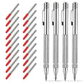 Glieskir 4-Pack Tungsten Carbide Scriber Set with Magnet and 20 Tips - color: 4PCS Silver