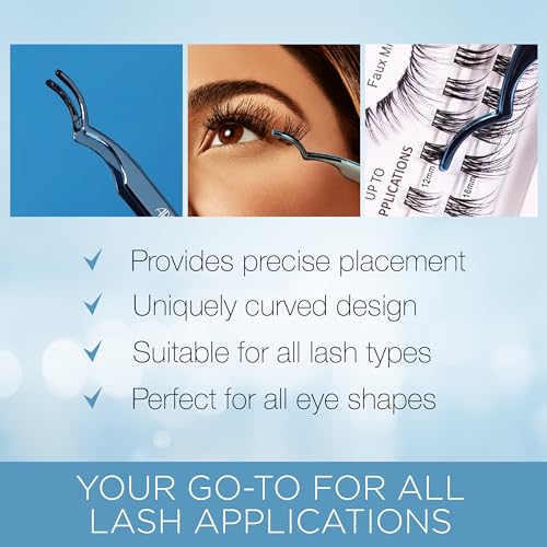 Ardell Seamless Eyelash Applicator Tool - Precision Lash Tweezers for Clusters & Eyelash Extensions Placement and Removal, 1 Pack - style: Precision Lash Tool