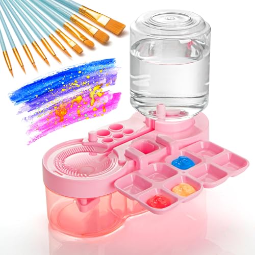 Paint Brush Cleaner Tool with Water Circulation, Brush Washer