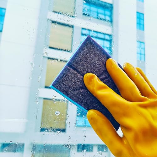6pcs Sanding Sponge 220 grit Soft Sanding Block Washable and Reusable, Double-Sided Sponge Sanding Blocks Wet Dry Sandpaper Pad for Wood Metal FurniturePaint - style: 220 Grit 6pcs