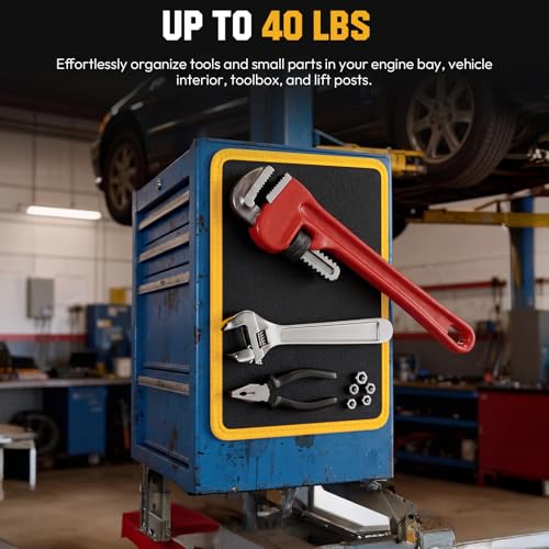 Magnetic Tool Mat,40 lbs flexible Magnetic Parts Holder for Tools - color: yellow, size: 1PC Magnetic Tool Mat
