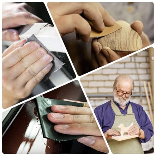 Sandpaper 1000 Grit, Wet Dry Sanding Sheets, High Performance Sand Paper for Wood Furniture Finishing, Metal Grinding, Automotive Polishing, 9 x 11 inches, 15-Sheets - size: 1000 Grit, 15 Sheets, 9 x 11 inches