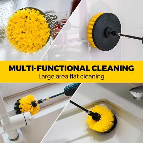 Holikme 20 Pack Drill Brush Set with Soft Detail Brush and Cleaning Cloth