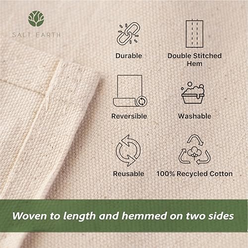 4Pk Recycled Cotton All Purpose Canvas Tarp Cover Painter Drop Cloth-9x12ft - size: Pack of 4 - 9X12