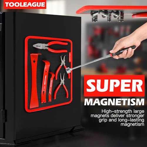 TOOLEAGUE 1Pc Magnetic Tool Mat with 25Lb Telescoping Magnetic Pickup Pen - size: 1Pc Magnetic Mat with Pickup Tool