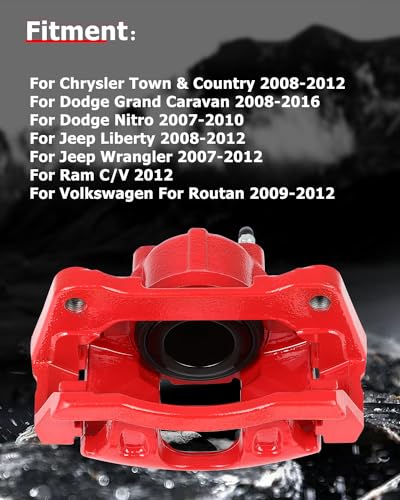 cciyu Front Left & Right Disc Brake Calipers Assembly 18B5044 18B5045 - size: Front[18B5044+18B5045]