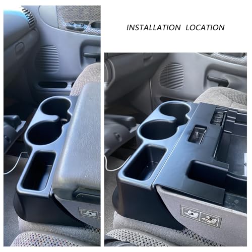 Center Console Cup Holder for 2003-2012 Dodge Ram 1500 2500 3500 - size: 2003-2012