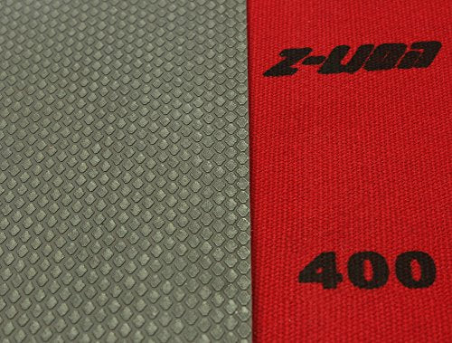 Z-Lion Diamond Abrasive Paper Sheets 400 Grit Diamond Sandpaper for Grinding Stone Glass Ceramic - color: #400