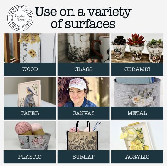 Rub on Transfers for Crafts and Furniture | 3 Design Sheets 6”x 12” | Home Decor Transfers | Furniture and Craft Decals | by Thymeless Designs (Farmhouse Churches) - style: Farmhouse Churches