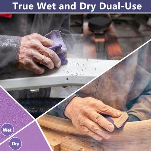 30-Sheet Premium White Corundum Wet Dry 2500 Grit Sandpaper - size: 9 x 3-2/3 Inch, style: 2500 Grit