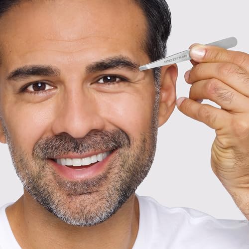 Tweezerman Stainless Steel Slant Tweezer for Eyebrows Silver - color: Silver