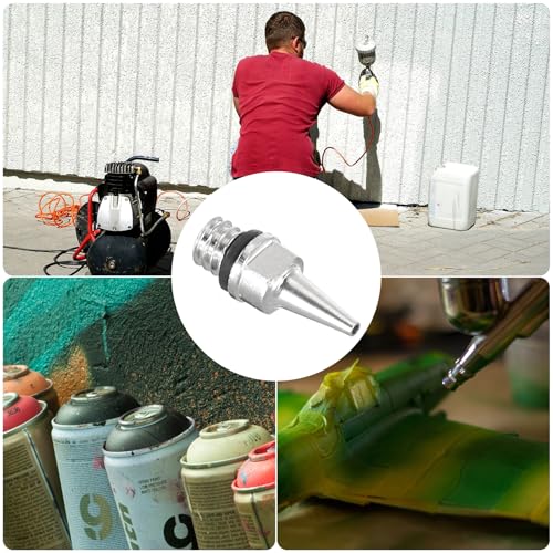 PATIKIL 3Pcs 0.3mm Air Brush Nozzle Only Brass Nozzle Replacement Parts Accessories for Air Brush Nozzle Art Craft Projects - size: 0.3mm