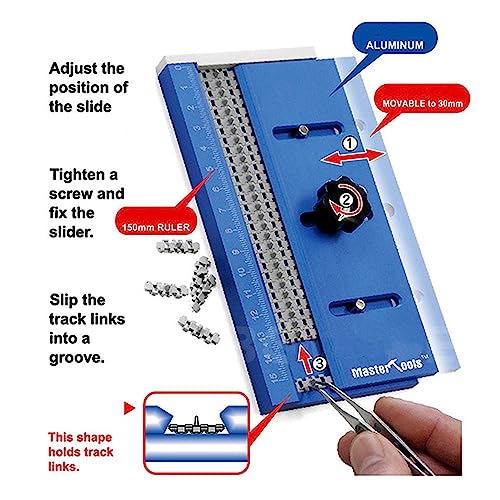 Alloy Master Tools Track Maker Model Assembly Jig for Track Links