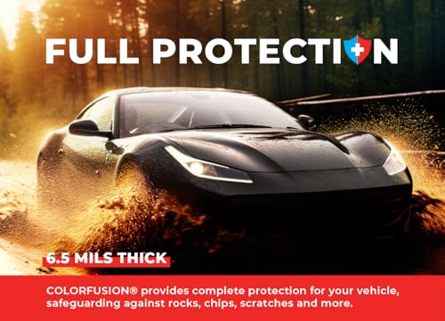 ColorFusion PPF by VViViD, Gloss Metallic Black Dry Apply PPF Vinyl Car Wrap Roll 10ft x 4.9ft - color: Gloss Metallic Black, size: 10ft x 4.9ft