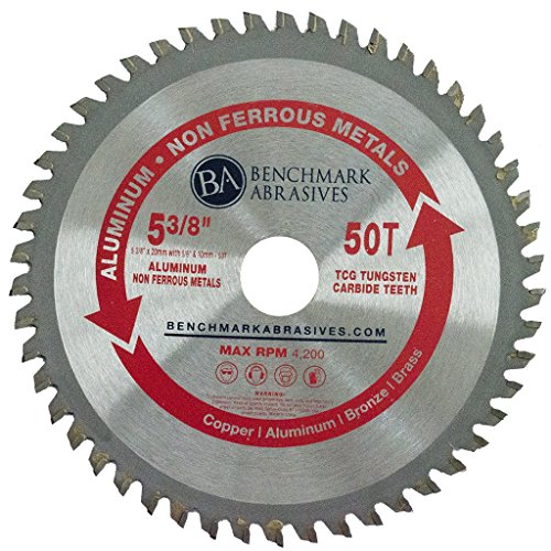 Benchmark Abrasives 5 3/8" TCT Circular Saw Blade, 50 Teeth