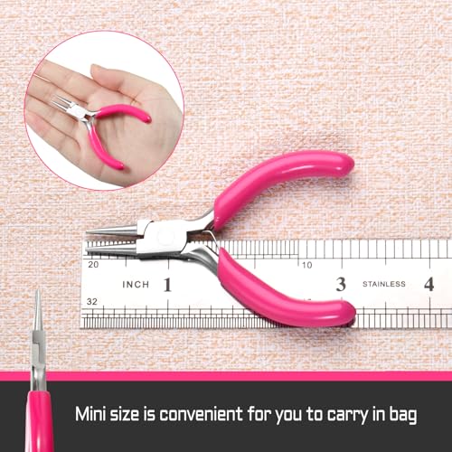 3 Inch Mini Round Nose Pliers for Jewelry Making - style: Round Nose Pliers