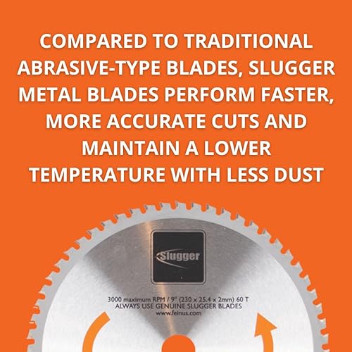 Slugger by Fein Stainless Steel Cutting Saw Blade, 9" Diameter