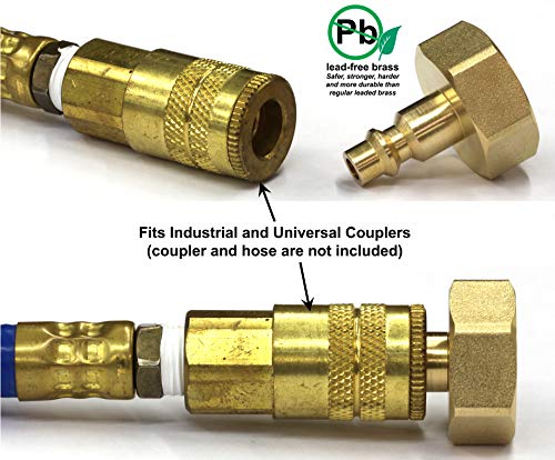 Sprinkler Winterize Blow Out Adapter, Lead-Free Brass - size: 3/4 inches