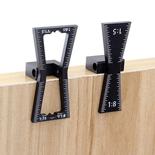 2PCS Dovetail Marker Guide, Aluminum Alloy Woodworking Jig