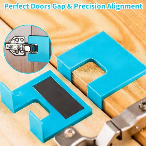 Adjustable Door Hinge Jig - Easy Hinge Mate for Quick Door Installation, Accurate Guide for Hinge Cutting, Carpenter Latch Installation in Minutes|Home Kitchen Bathroom Cabinet Drawer (4)