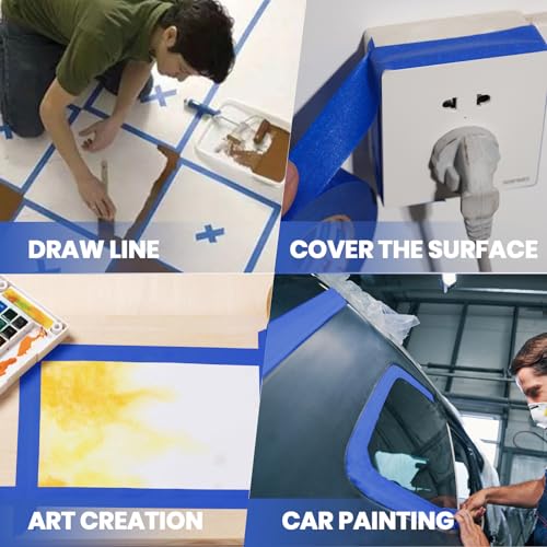 ADHES Upgrade Blue Painters Tape - size: 50mm x 55m