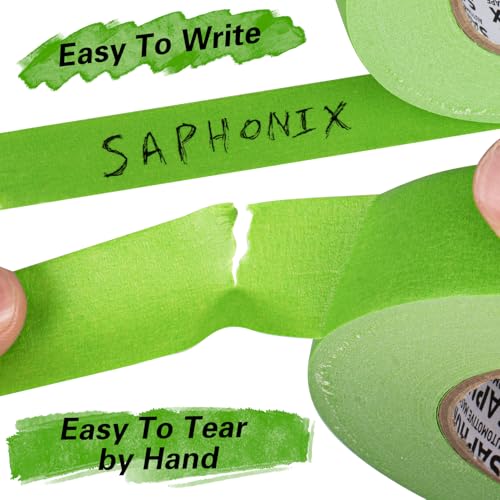 Green Painters Tape 1.41 inch x 60 Yard 8 Rolls Automotive Masking Tape Heat Resistant No Residue Multi-Purpose Painter Tape for Auto Refinish Painting Car Detailing, Walls, DIY Crafts Arts - size: 1.41in-8Rolls