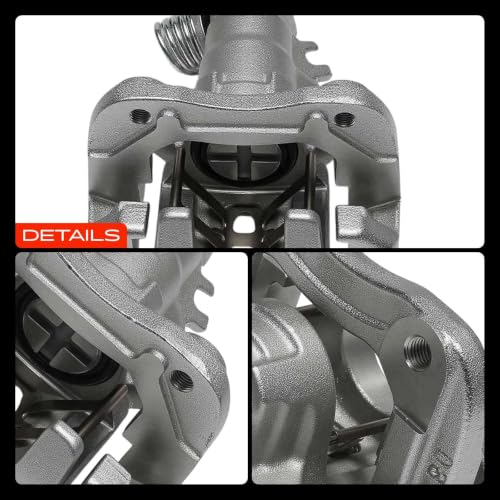 A-Premium Rear Left and Right Side Disc Brake Caliper with Bracket - style: Rear Driver and Passenger Side
