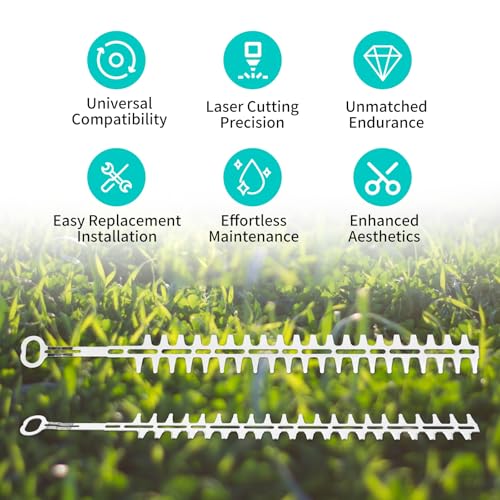 24-Inch Replacement Hedge Trimmer Blades for STI HL HS45 HS45 2-Mix/S Laser-Cut Blades, Compatible with Models 42287106051, 395-407, 4228-710-6051A, 59-201 – 2 Blades Set