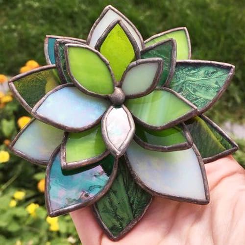 Set of 4 Stained Glass Soldering Jig for Flower Succulent - color: for 6-Petal