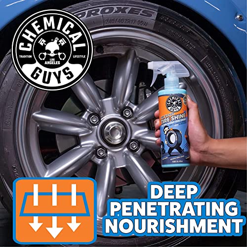 Chemical Guys, Tire Kicker Extra Glossy Tire Shine for Rubber & Trim, 16 oz - size: 16 Fl Oz (Pack of 1), style: Only