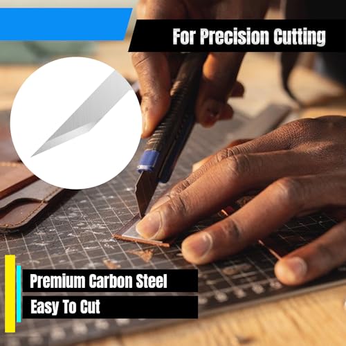 120 Pcs Exacto Knife Blades, #3 High Carbon Steel Hobby Knife Blade Refills Hobby Knife Replacement Blades for Craft, Scrapbooking, Stencil - size: #3