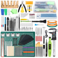 Gundam Tool Kit, 250 Pcs Professional Model Tool Kit for Gundam, Modeling Tools for Models with Decals Sticker Operated Box, Model Building Tools Hobby Tools Craft Set for Repairing Fixing Painting - color: 250 Pcs