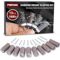 1000 Grit Sanding Sticks,10PCS Sanding Drums for Dremel Rotary Tool - style: 1000 Grit 10 Pcs