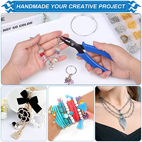Evatage Split Ring Opener Tool - Keychain Pliers for Jewelry Making - style: 1 Pair