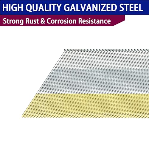 HW HAMWOO 15 Gauge Finish Nails,1-1/4",1-1/2",2",2-1/2",2000pcs - size: Assembly--2000pcs