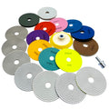 6 Inch Diamond Polishing Pads 11 PCS Wet/Dry Polishing Kit 50-10000 Grit - size: 6 Inch