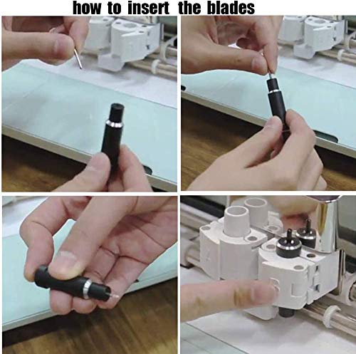 50 Pcs Replacement Blades Compatible with Explore 4/3/Air/Air2/Air one/Maker/Maker 4/3/2 Cutting Machines - Include 10PCS Fine Point Blade, 30PCS Standard Blades, 10PCS Deep Cut Blade - color: 50 Pcs Replacement Blades