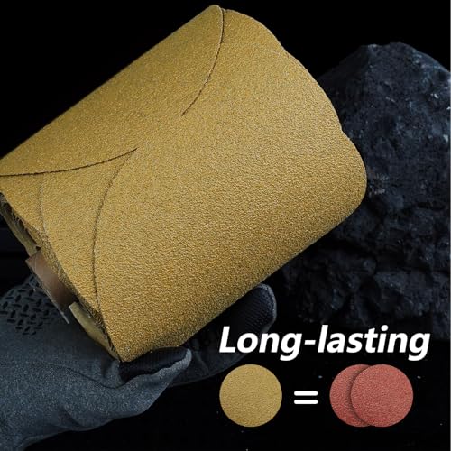 PSA Sanding Discs 6 Inch Adhesive Backed Sandpaper 100 Pack 150 Grit Self Adhesive Sanding Discs for DA Sander Self Stick for Wood, Auto Body Repair, Paint, Metal, and Plastic - style: 150 Grit