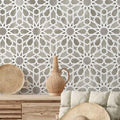 Taza Stencil for Walls and Floors - Tile Stencils for Painting Tile Floor and Walls - Reusable Tile Stencils for Wood, Linoleum and Cement Floors - Paint Your Old Tile and Save (Small: 15.25"x24.25") - size: Small: 15.25"x24.25"