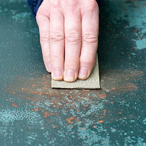 Fandeli | Multi-Purpose Sanding Paper | Assorted Grits (80,120,220) | 25 Sheets of 9'' x 11'' | Perfect for Sanding Metal and Sanding Wood | Hand Sanding | Orbital Sanders - style: Grits (80,120,220) | 25 Sheets