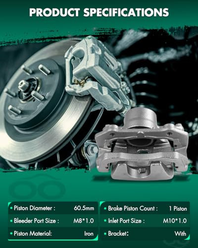 SCITOO - Front Right Disc Brake Caliper Assembly w/Bracket For Suzuki - size: Front Passenger[19B3214]