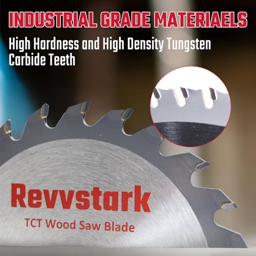 3 Pack 7-1/4 Circular Saw Blade 24T&40T&60T Combo for Woodcutting - size: 7-1/4 In 24&40&60T