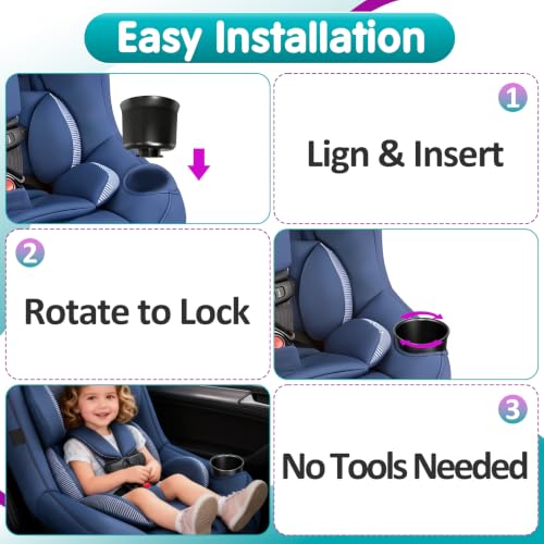 4 Pcs Cup Holder Compatible with Safety 1st EverFit & Grow and Go - size: 4 Pcs