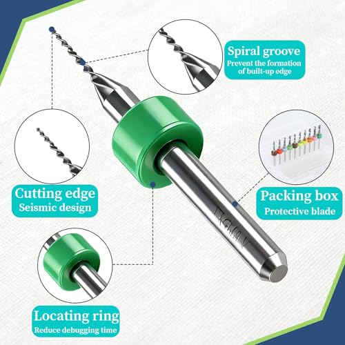 30Pcs Shank Tungsten Carbide Micro Drill Bits Set (0.1-3.0 mm)