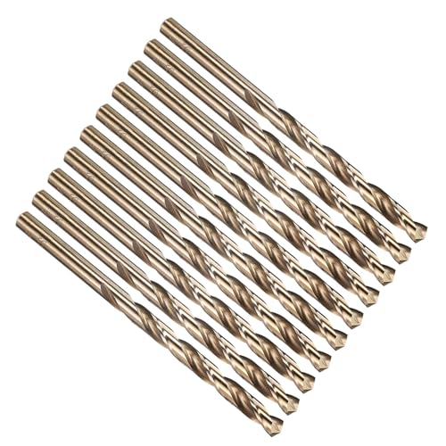PATIKIL Micro #1 Drill Bit 4341 High-Speed Steel for Thin Metal 10 Pack - size: #1