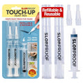 Slobproof Refillable Touch-Up Paint Pen, Pack of 2 - Precision Brush Tip - size: 2 Count (Pack of 1)
