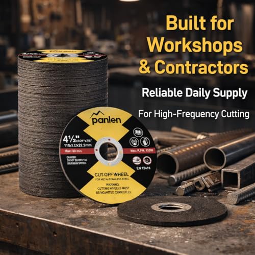 Cut Off Wheels, 4 1/2 Inch, 100 Pack - size: 4.5"x.040"x7/8"