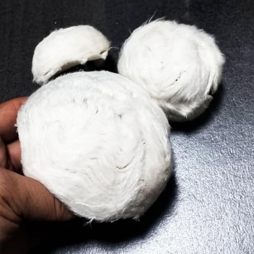 3 Pcs 1/4" Shank White Flannelette Polishing Ball - style: Ball shape