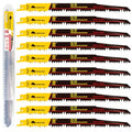 9 Inch Wood Pruning Reciprocating Saw Blades for Tree Trimming, 10 PCS/5TPI - size: 9 INCH (10 PCS)